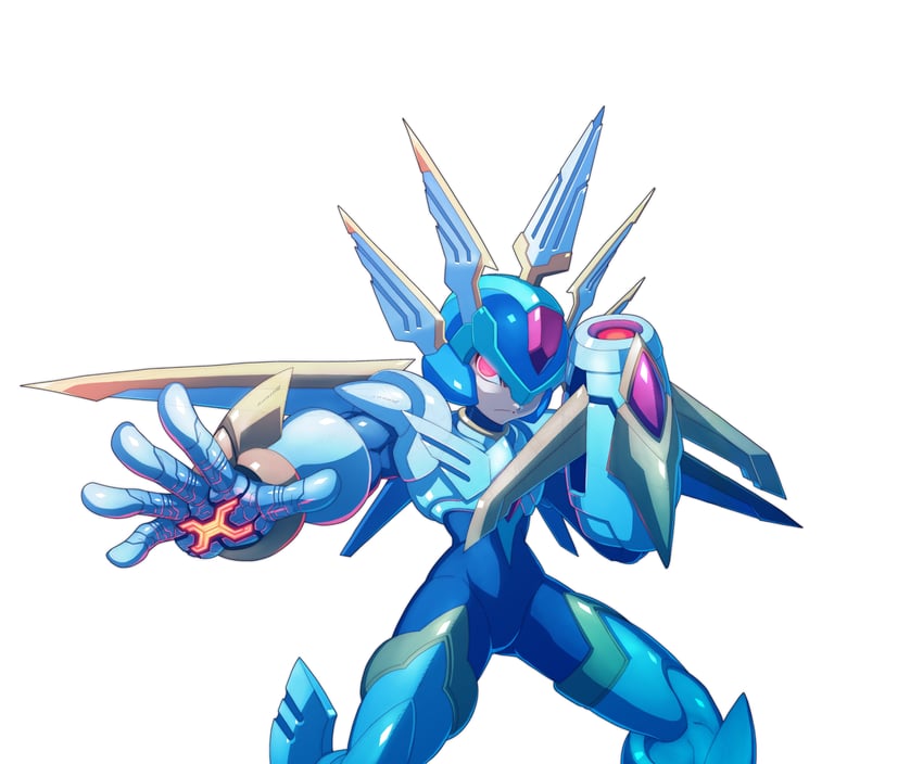 copy x (mega man and 2 more) drawn by hi-go!