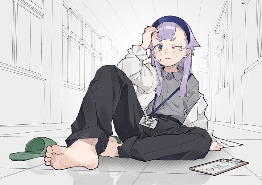 kitsunezuka-sensei (seitokai ni mo ana wa aru!) drawn by eflo_(794753336)