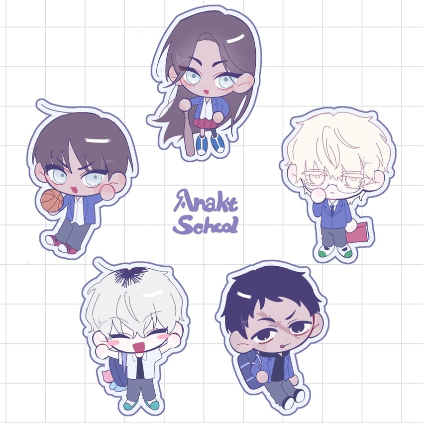 luka, hyuna, hyunwoo, dewey, and isaac (alien stage) drawn by kyon_(zmwh8222)