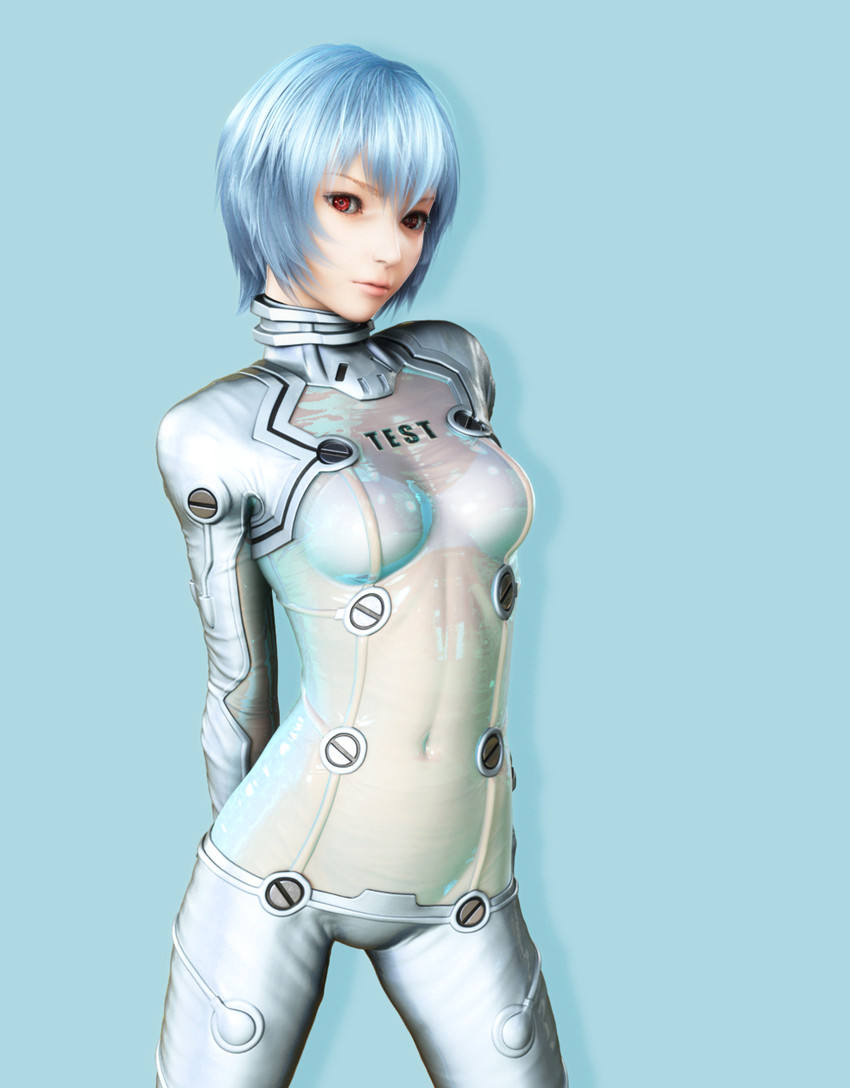 ayanami rei (neon genesis evangelion and 2 more) drawn by ikedan