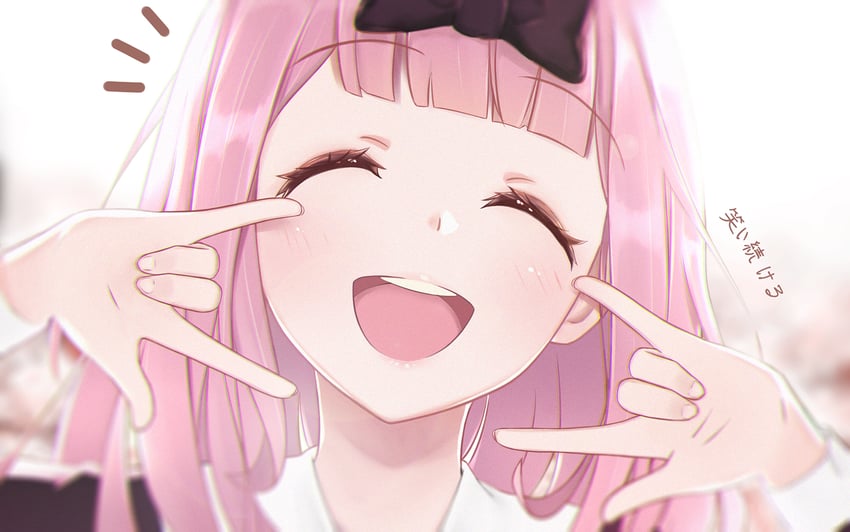 fujiwara chika (original and 1 more) drawn by teataster