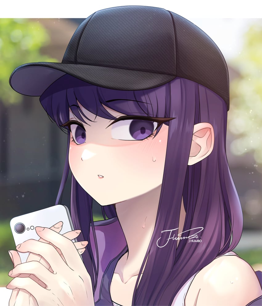 komi shouko (komi-san wa komyushou desu) drawn by j_humbo