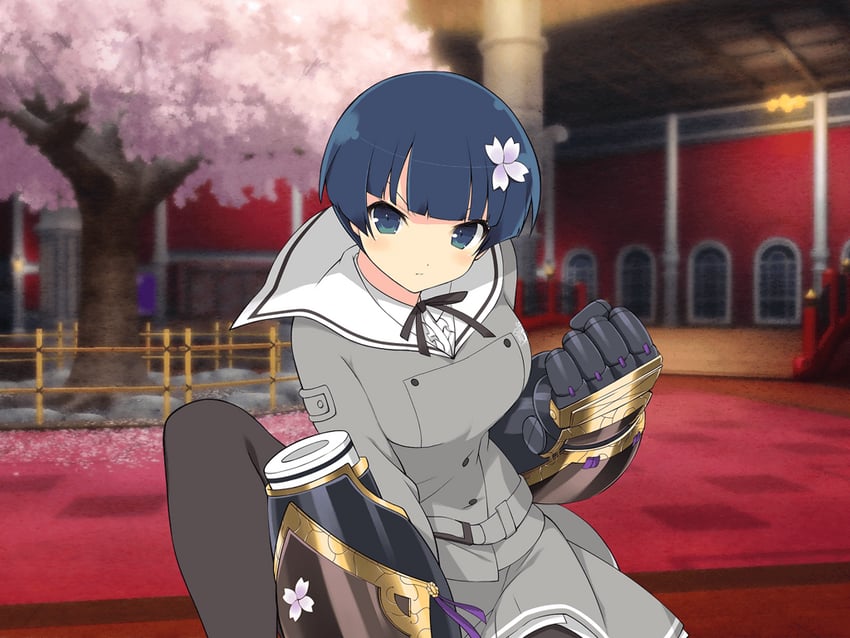 yozakura (senran kagura and 3 more) drawn by yaegashi_nan