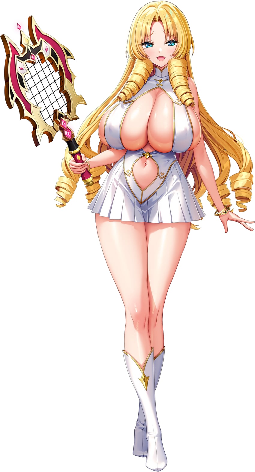felicia la nacuras (motto! haramase! honoo no oppai isekai oppai bunny gakuen!) drawn by derauea
