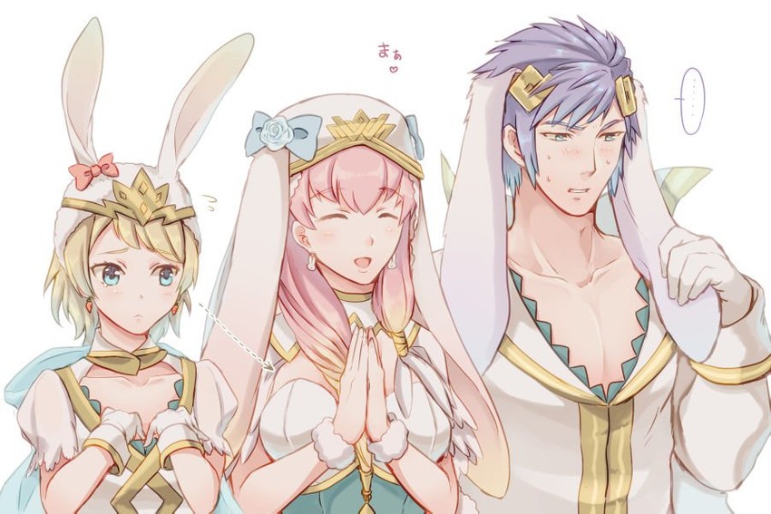 fjorm, gunnthra, and hrid (fire emblem and 1 more) drawn by est_tm