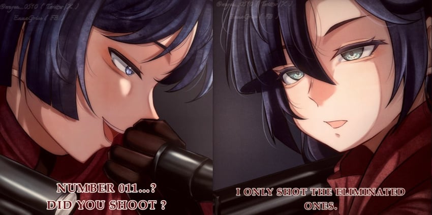 scaramouche and mona (genshin impact and 1 more) drawn by wuyen_0510