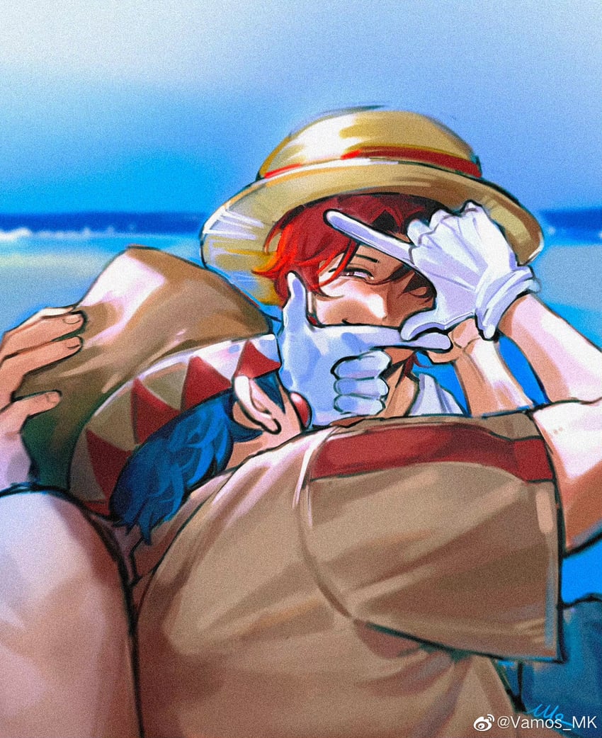 shanks and buggy the clown (one piece) drawn by vamos_mk