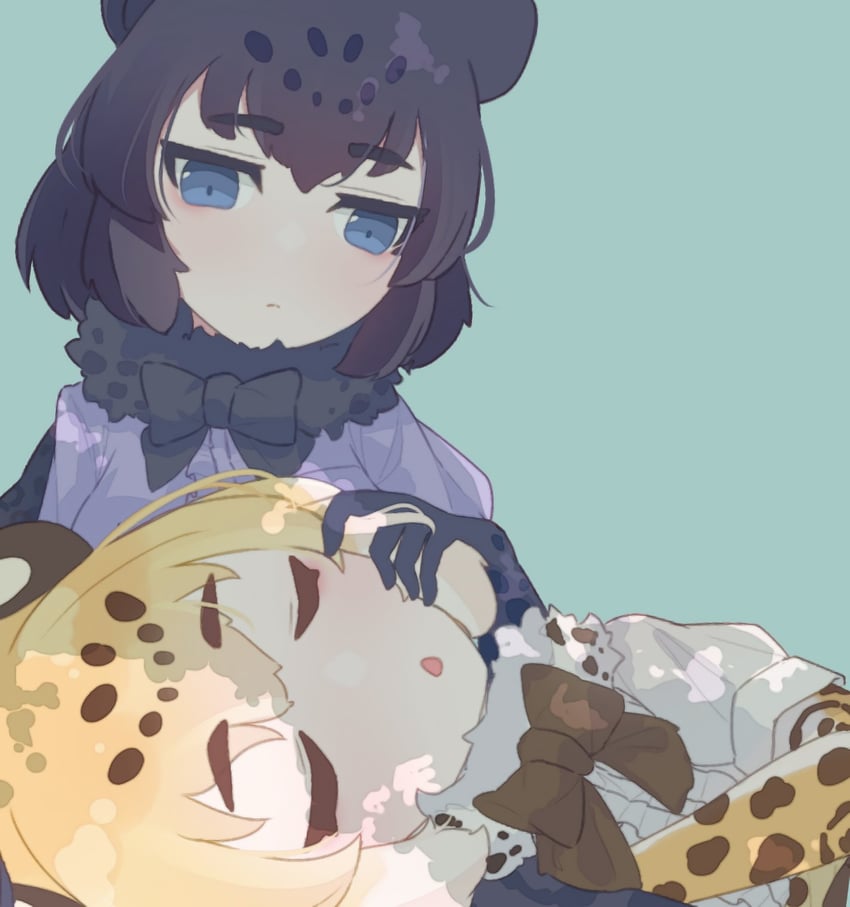jaguar and black jaguar (kemono friends and 1 more) drawn by sarutori