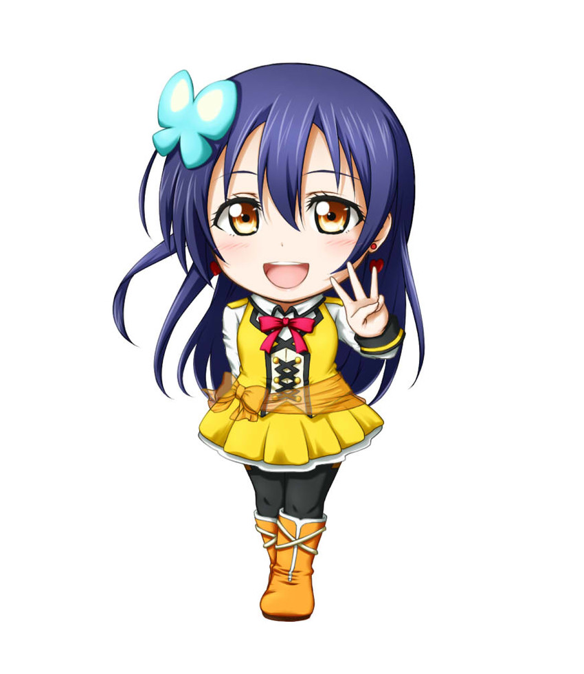 sonoda umi (love live! and 2 more) drawn by kuena
