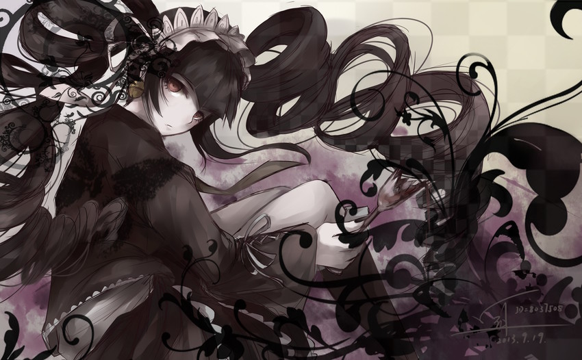 celestia ludenberg (danganronpa and 1 more) drawn by mira_dc