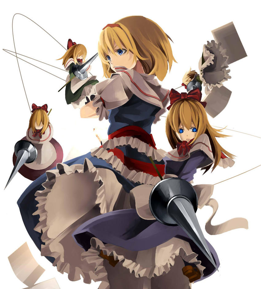 alice margatroid and shanghai doll (touhou) drawn by shinoji_(shin_status)