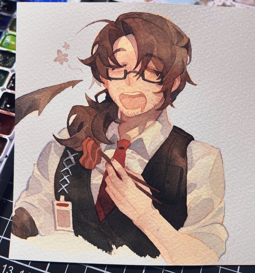 gregor (project moon and 1 more) drawn by chuyhalfmoon