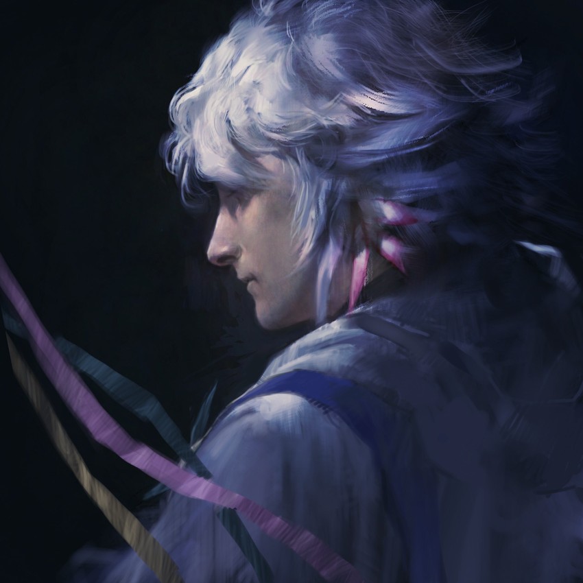 merlin (fate and 1 more) drawn by yoda_yo
