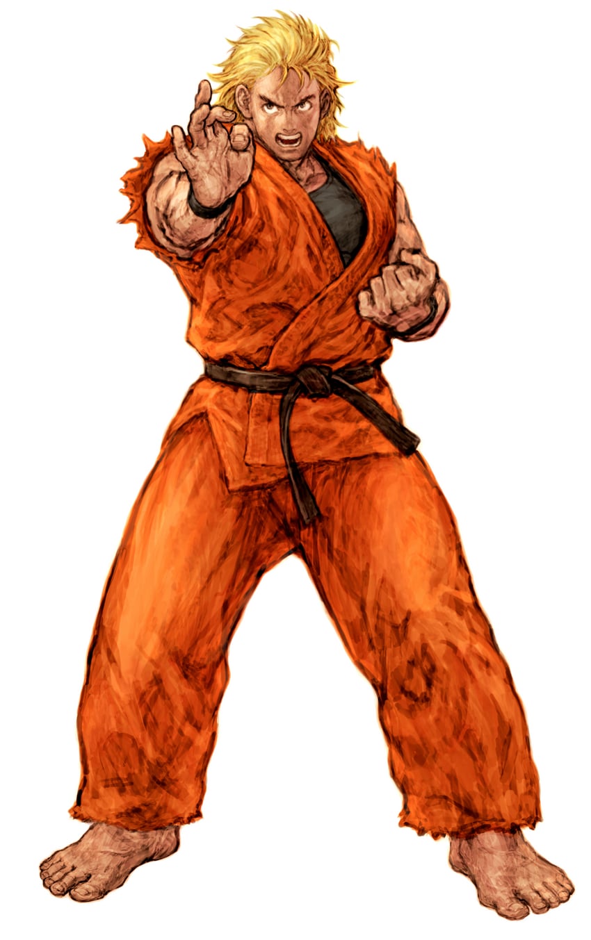 ryou sakazaki (ryuuko no ken and 1 more) drawn by nishimura_kinu