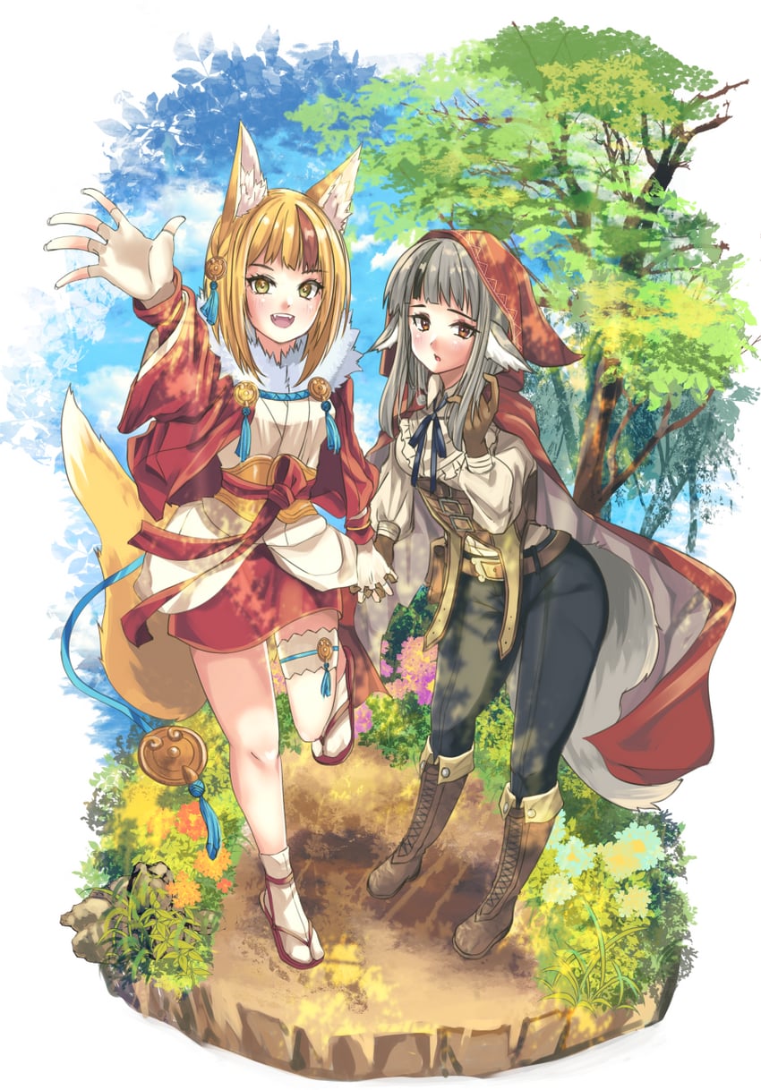 selkie and velouria (fire emblem and 1 more) drawn by fuussu_(21-kazin)