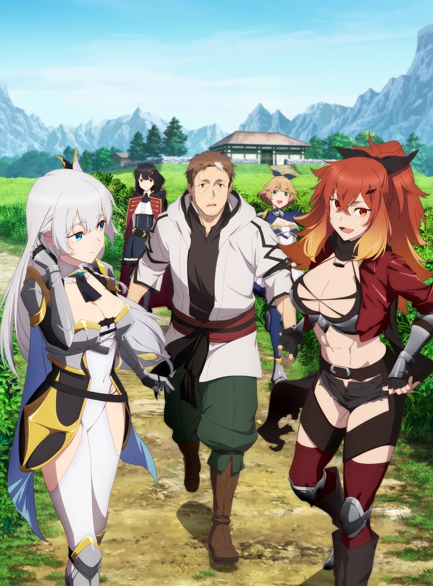 beryl gardernant, allucia citrus, surena lysandra, ficelle harbeller, and curuni crueciel (katainaka no ossan kensei ni naru)