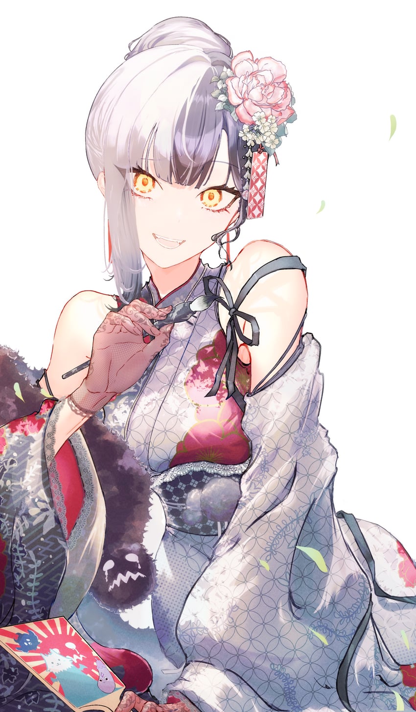 shiori novella and yorick (hololive and 1 more) drawn by potate_sw