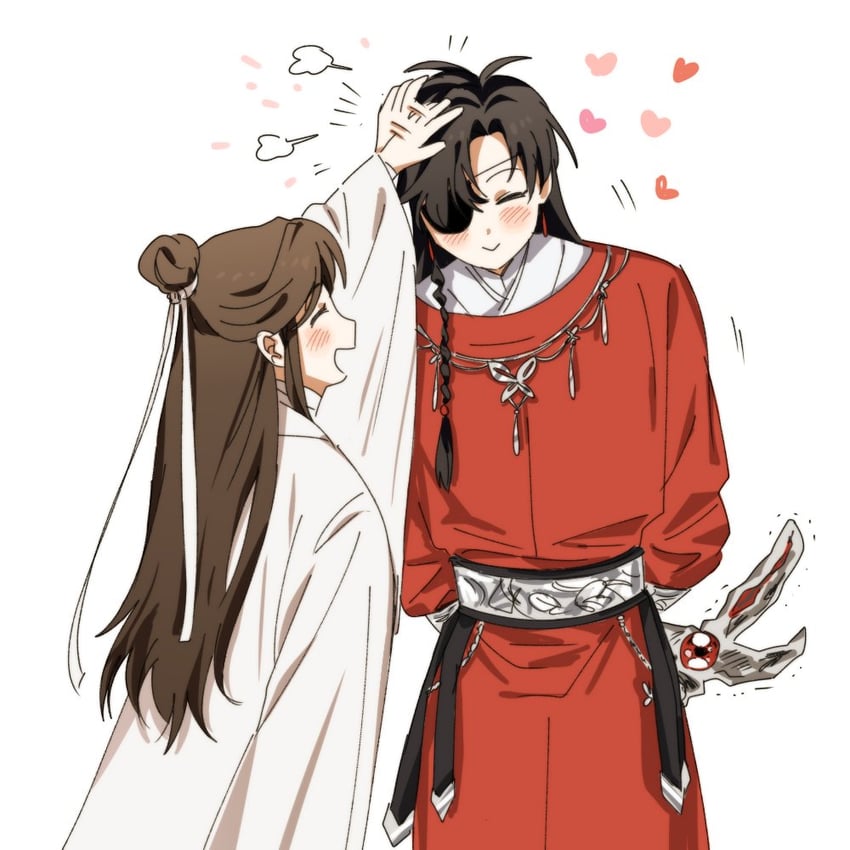 xie lian and hua cheng (tianguan cifu) drawn by bujang
