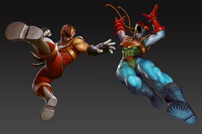 Cammy white ken masters stinging crane ranger and soaring falcon