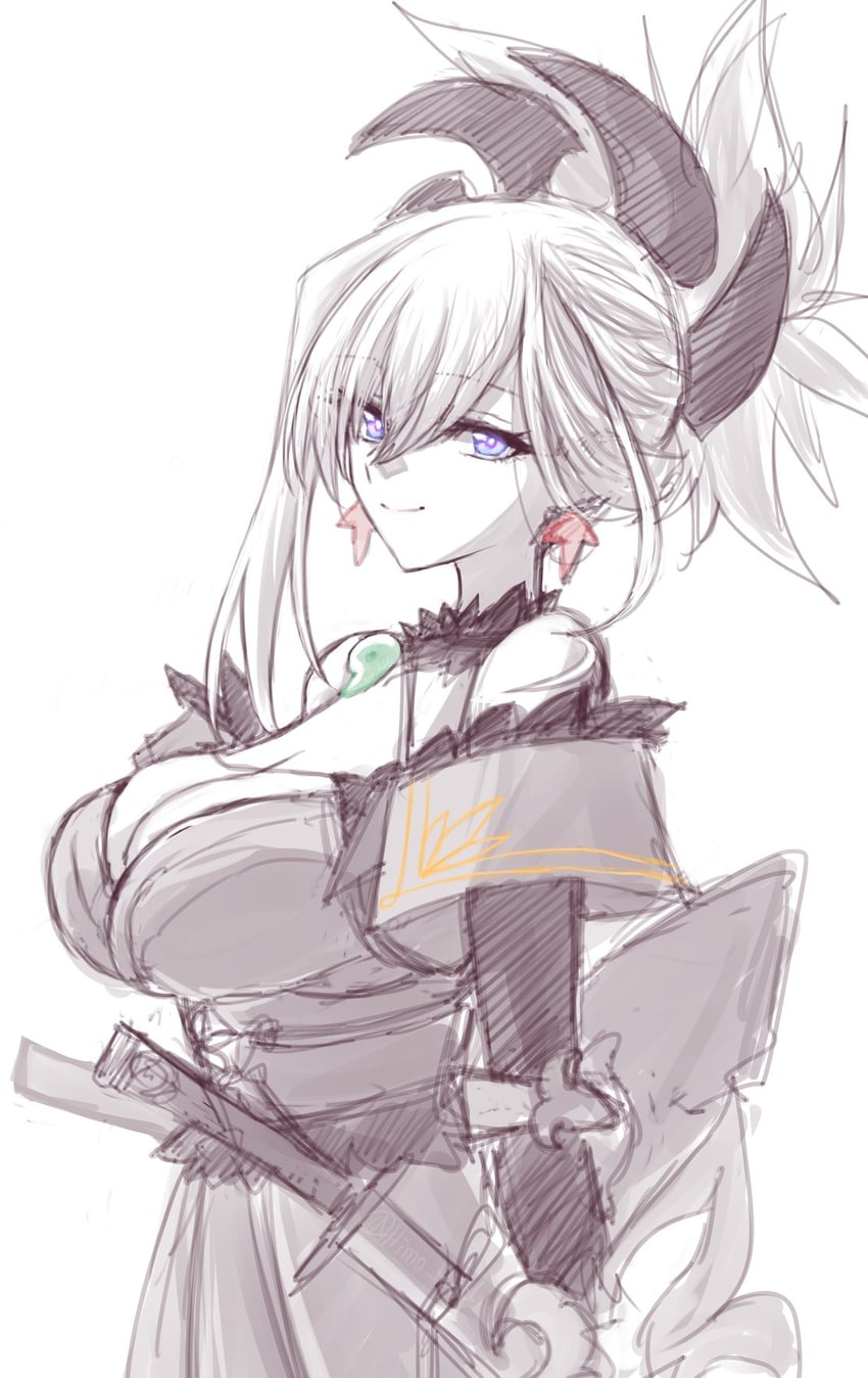 miyamoto musashi (fate and 1 more) drawn by himo