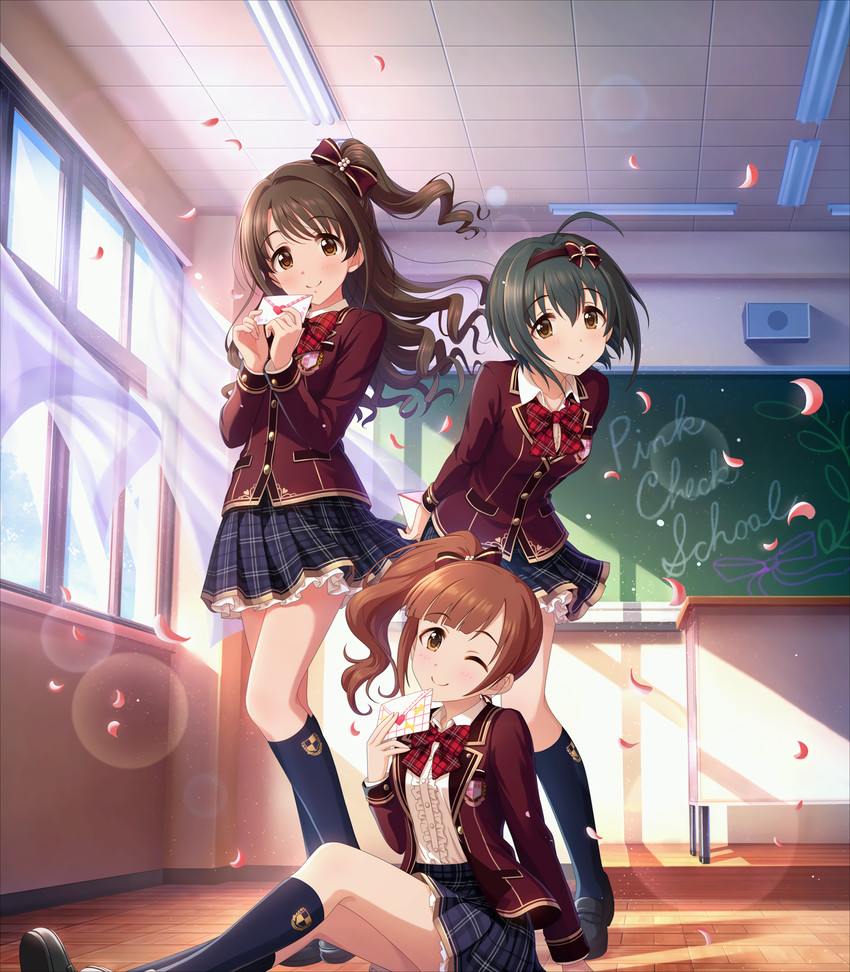 shimamura uzuki, kohinata miho, and igarashi kyoko (idolmaster and 2 more)
