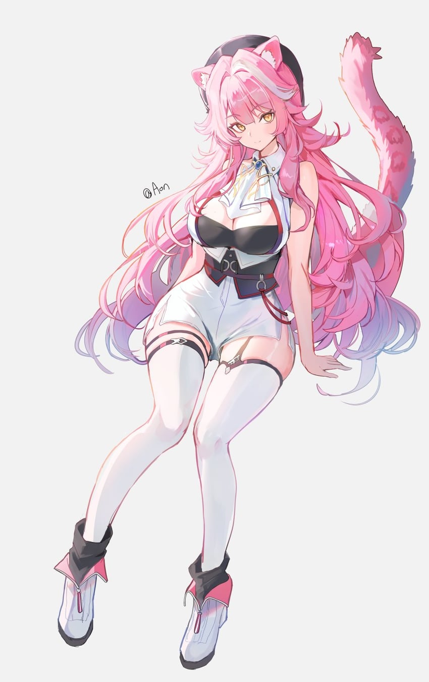 raora panthera (hololive and 1 more) drawn by a_(sofi3103)