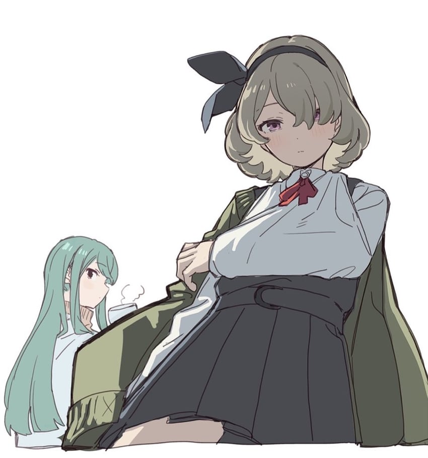 umeka ena and kyouko (project:anemone) drawn by teshima_nari