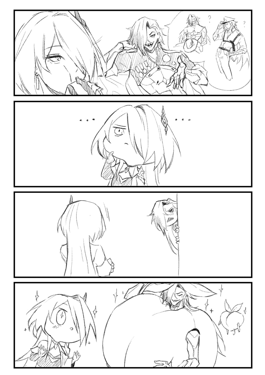 acheron and boothill (honkai and 1 more) drawn by hwanzx