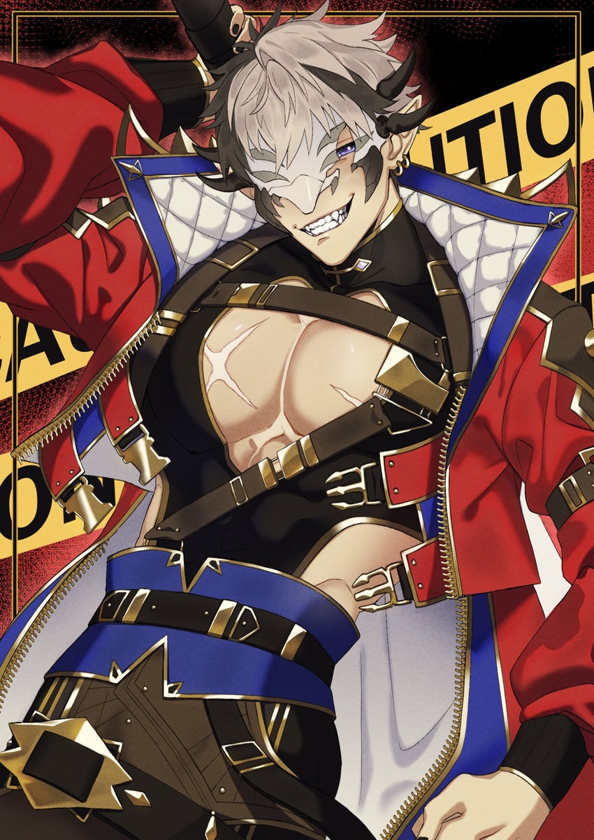 crimzon ruze (holostars and 1 more) drawn by hiropon_(owo_hiropon)