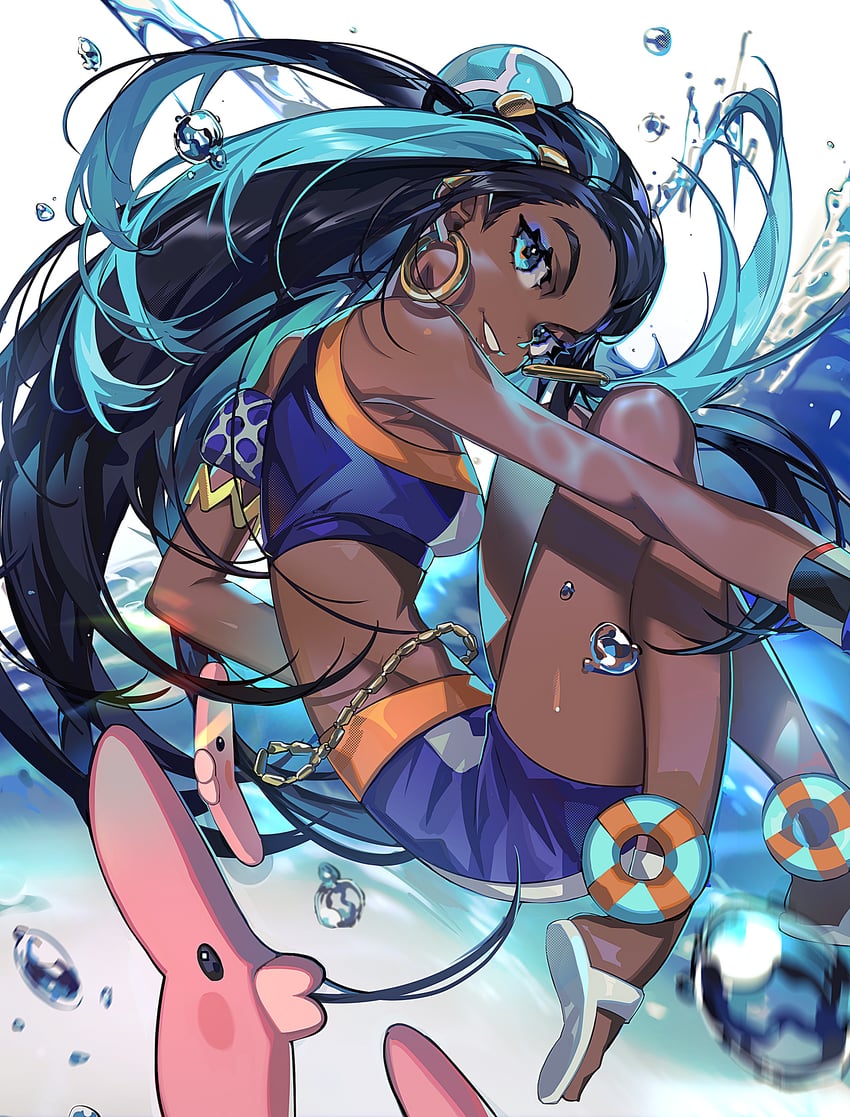 nessa and luvdisc (pokemon and 1 more) drawn by mato-c