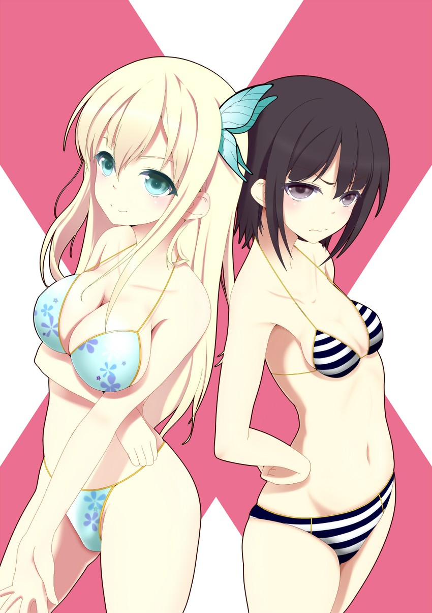 kashiwazaki sena and mikazuki yozora (boku wa tomodachi ga sukunai) drawn by sureiso