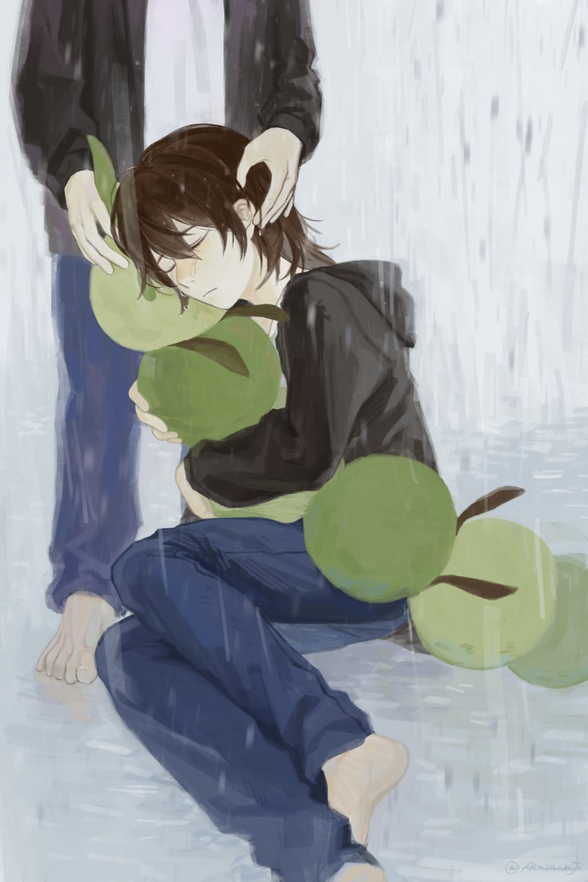 isoi haruki and origin alpha (saibou shinkyoku) drawn by yuyue_liugou_de_chi_ze