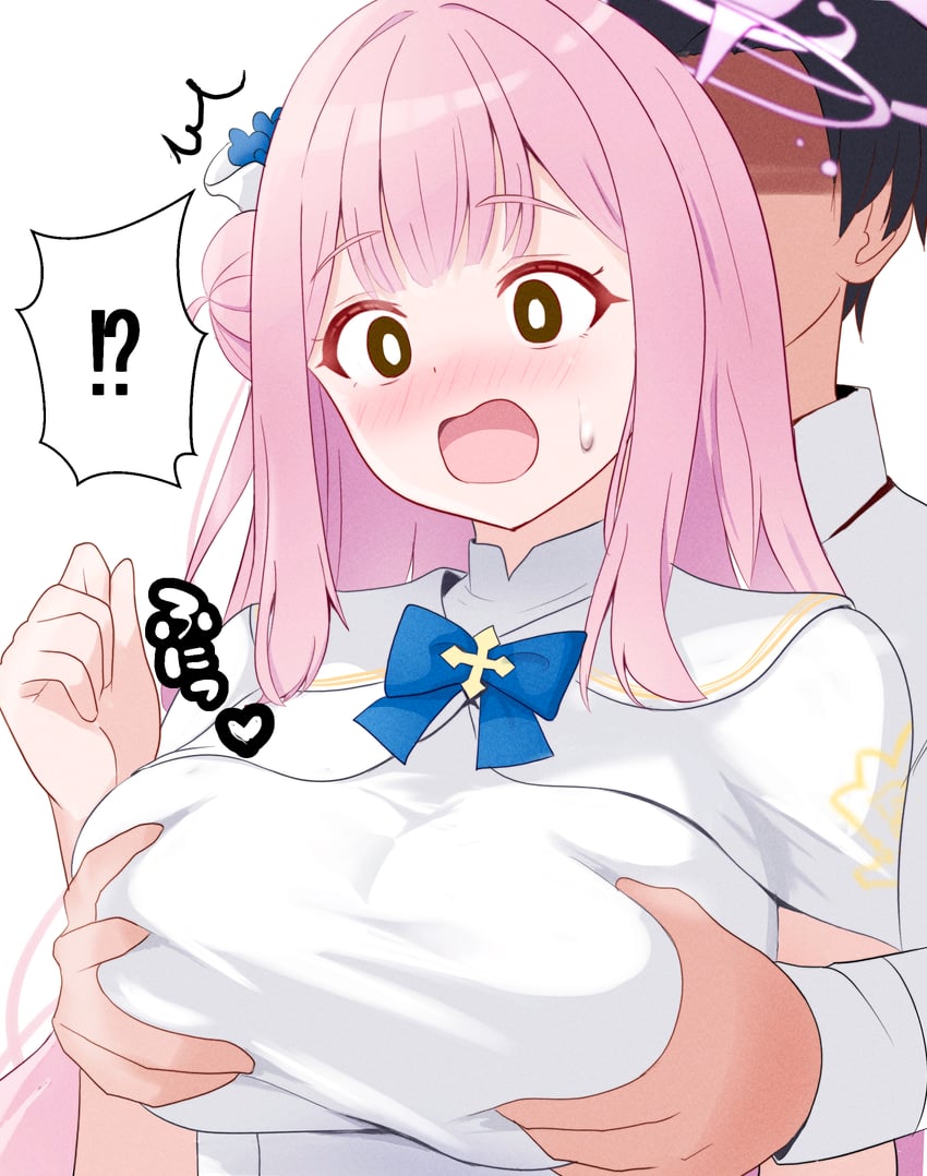 sensei and mika (blue archive and 1 more) drawn by rikki