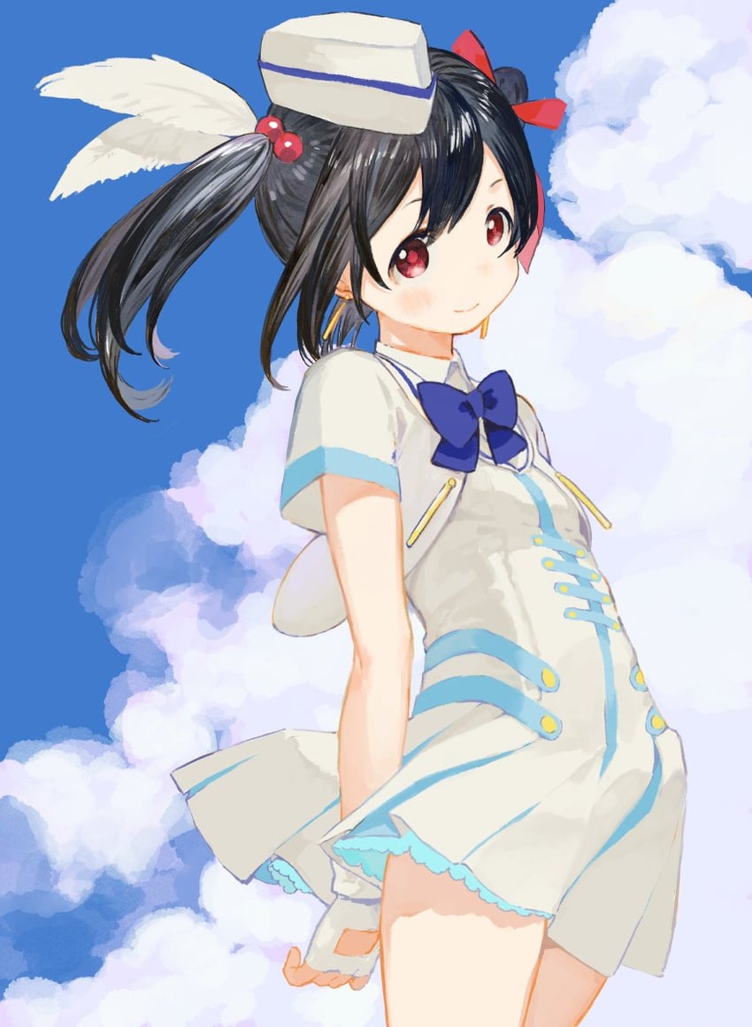 yazawa nico (love live! and 1 more) drawn by karamomo