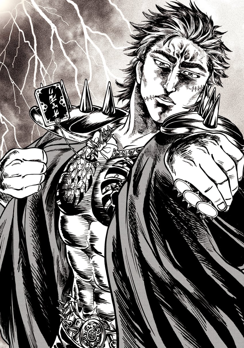 inomoto natsuki (hokuto no ken and 1 more) drawn by chiba_you