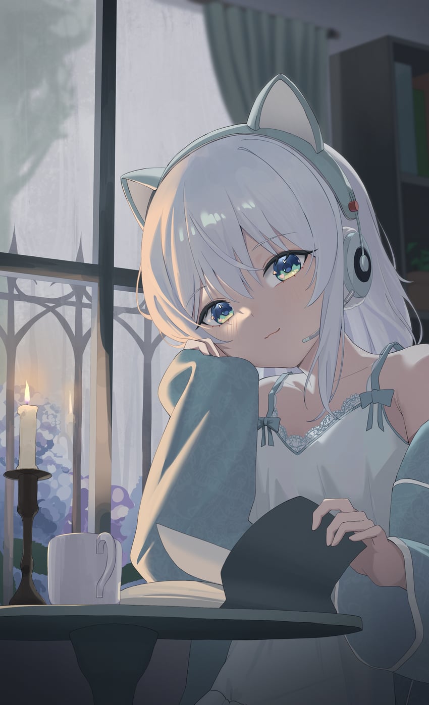 nekomugi tororo (indie virtual youtuber) drawn by edible_sus