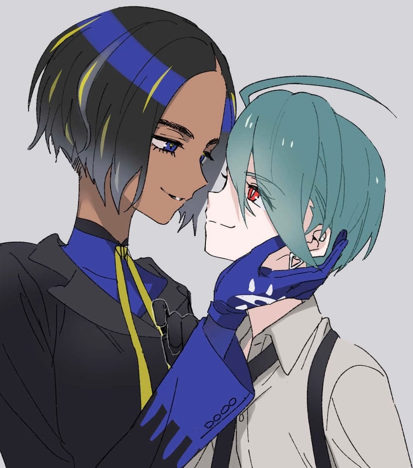 rika and geeta (pokemon and 1 more) drawn by omo_chi2