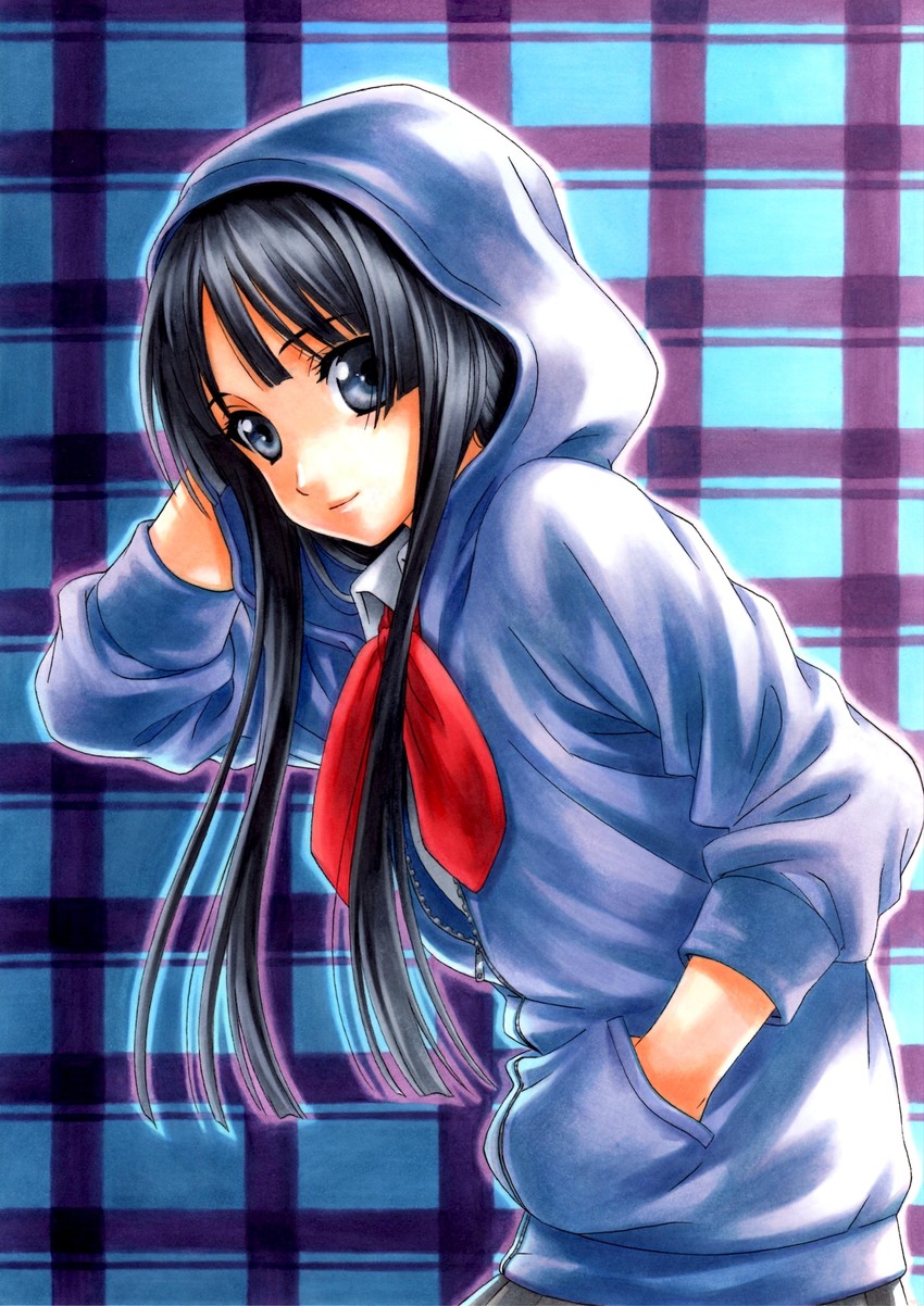 akiyama mio (k-on!) drawn by ricoricolove