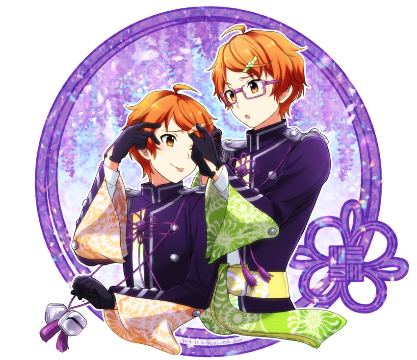 aoi yusuke and aoi kyosuke (idolmaster and 1 more) drawn by aki_ma_jiro