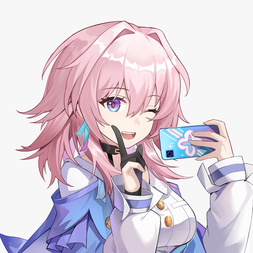 march 7th (honkai and 1 more) drawn by chi-aaa