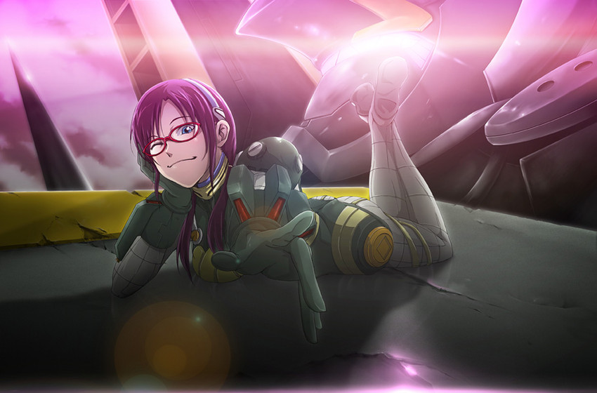 makinami mari illustrious and eva 05 (neon genesis evangelion and 2 more) drawn by 71_(nanaichi_drafting)