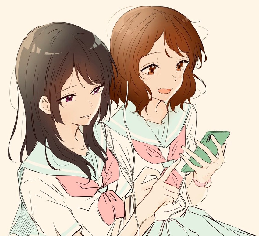 oumae kumiko and kousaka reina (hibike! euphonium) drawn by miyama09215