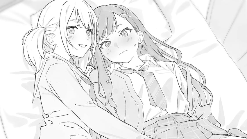 shiraishi an and azusawa kohane (project sekai) drawn by mikazuchi_zeus