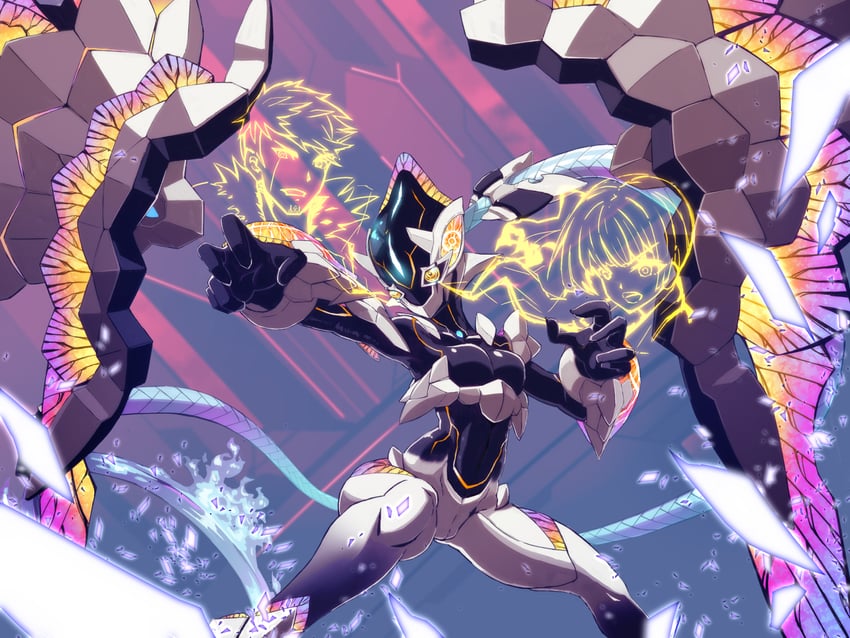 sena, lanz, and ouroboros (xenoblade chronicles and 1 more) drawn by ridai_(rx-78-5yori)