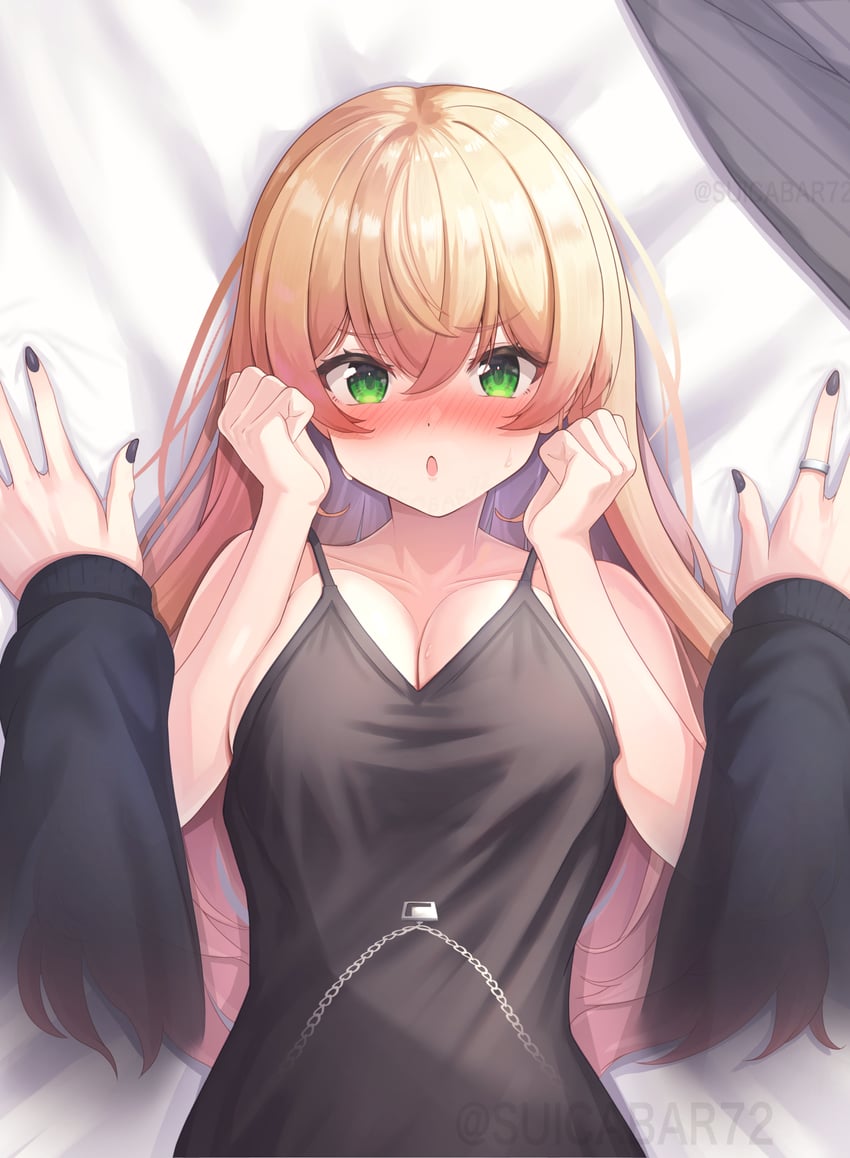 momosuzu nene and hiodoshi ao (hololive and 1 more) drawn by suicabar72