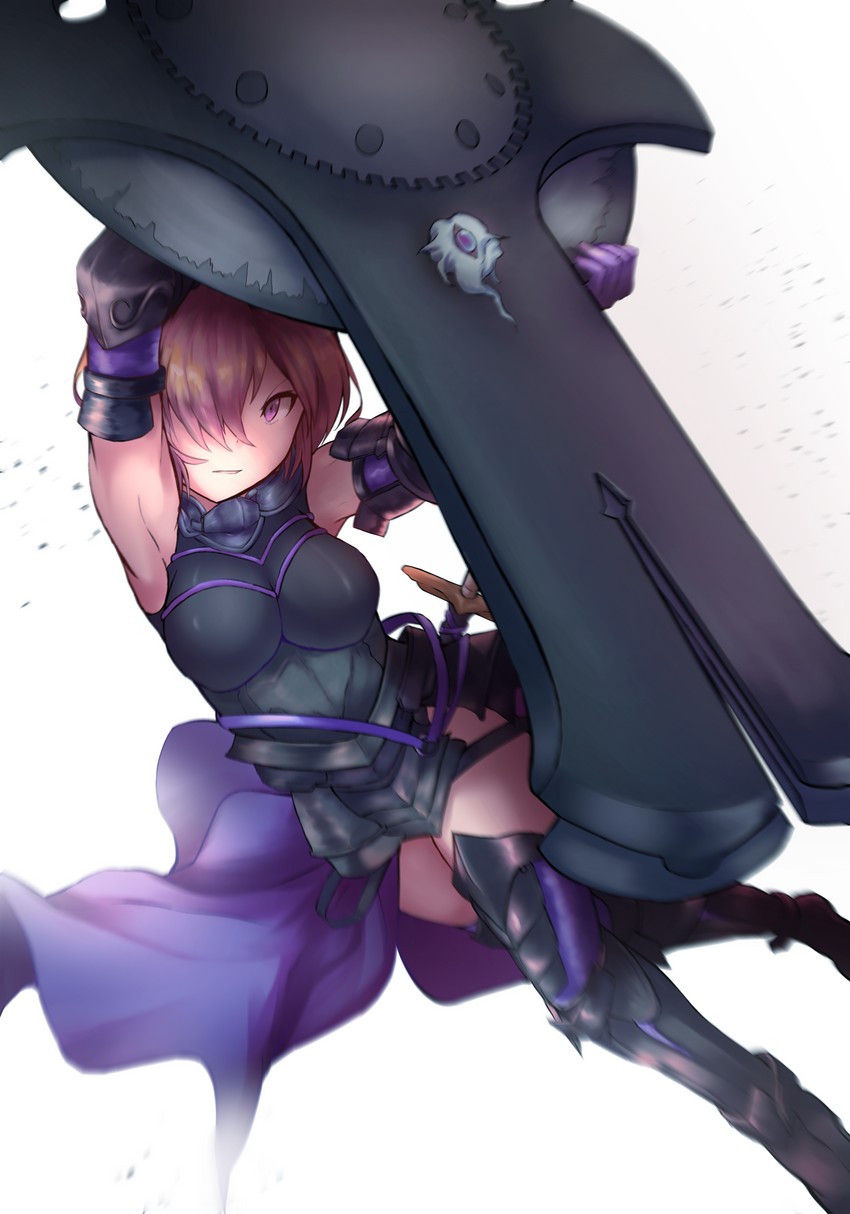 mash kyrielight (fate and 1 more) drawn by trini
