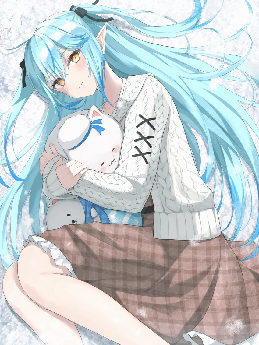 yukihana lamy, daifuku, and yukimin (hololive) drawn by norio_(noriosub)