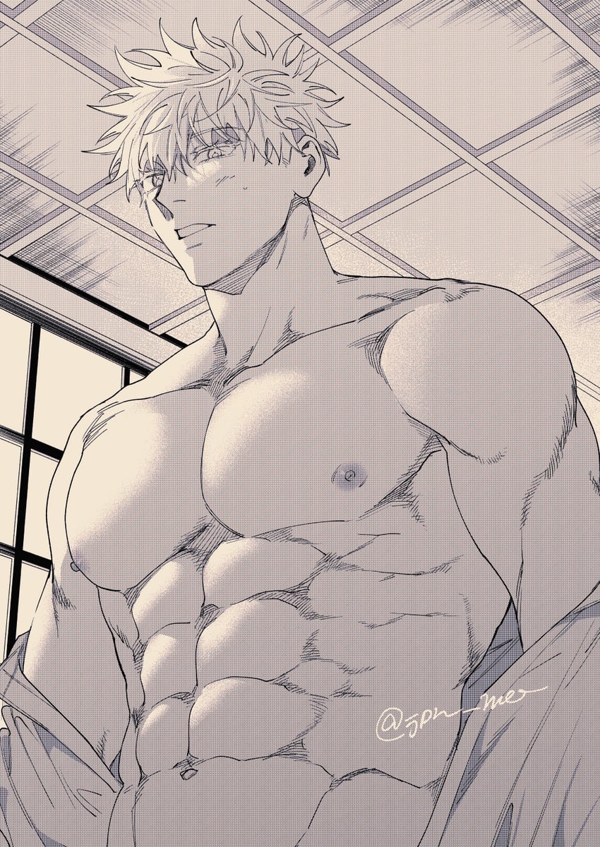 gojou satoru (jujutsu kaisen) drawn by ccccc_(jpn_m0)