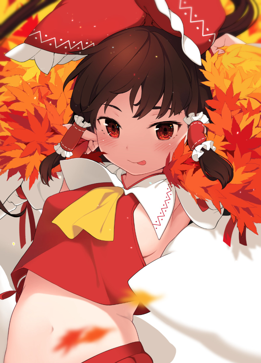 hakurei reimu (touhou) drawn by saryuu_(iriomote)