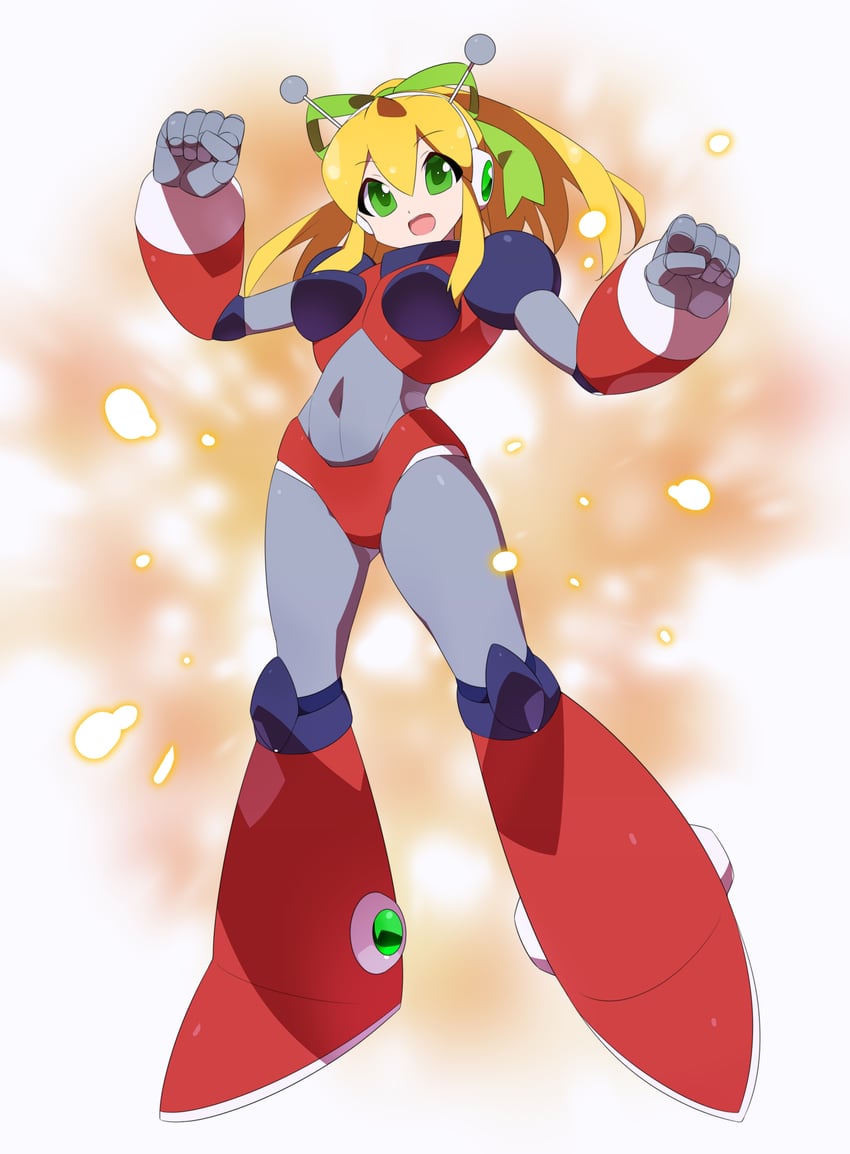 roll and hyper roll (mega man and 1 more) drawn by kaidou_zx